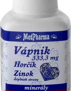 MedPharma Vápnik - horčík a zinok 333mg 107 tabliet