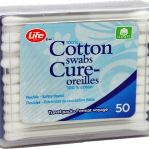 Silkience Vatové tyčinky do uší zo 100% bavlny 50ks