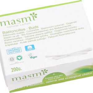 Masmi Vatové tyčinky z organickej bavlny EKO BIO 200ks