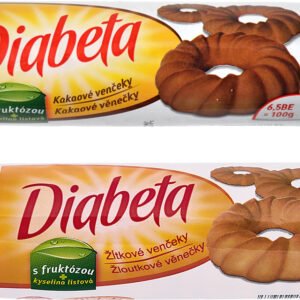 Pečivárne Hrádok Venčeky Diabeta 100g - Venčeky žĺtkové