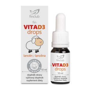 Finclub VitaD3drops 10ml s pipetou