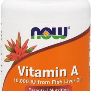 Now Foods Vitamín A 10.000IU 100 tabliet