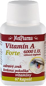 MedPharma Vitamín A 6000 I.U. 67 kapsúl