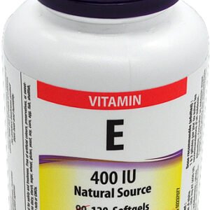 Webber Naturals Vitamín E 400 IU - 120 tabliet