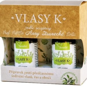 Serafin VLASY K proti predčasnému šediveniu vlasov 2 x 50ml