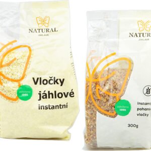 Natural Jihlava Vločky Natural - instantné 250g - Ryžové instantné vločky