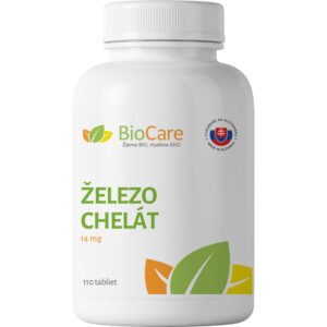 BioCare Železo chelát 14mg 110 tabliet
