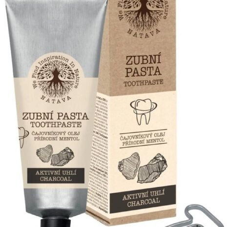 Natava Zubná pasta Aktívne uhlie 80g Natava Zubná pasta Aktívne uhlie 80g