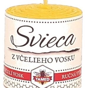 Sviečka včelí vosk žltá 33mm/30mm