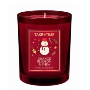 TAKE TIME Vonná sviečka Pomarančový kvet & Bambucké maslo 200 g