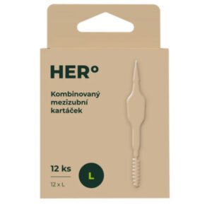 HERBADENT HERo medzizubná kefka kombinovaná L 1 x 12 ks