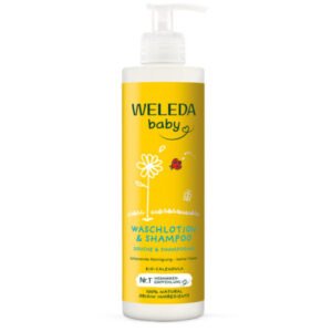 WELEDA Baby nechtíkový umývací krém a šampón 400 ml