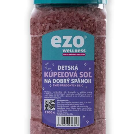 Ezo Wellness Detská kúpeľová soľ Na dobrý spánok 1200g