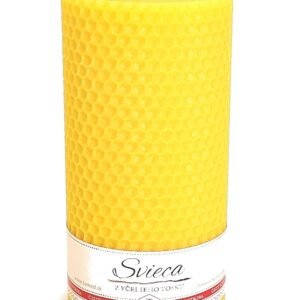 Sviečka včelí vosk žltá 135mm/70mm