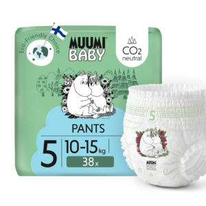 Moomin Baby Muumi Baby Pants 5 Maxi+ 10-15 kg (38 ks), nohavičkové eko plienky