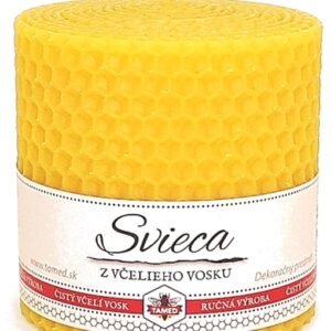 Sviečka včelí vosk žltá 67mm/70mm