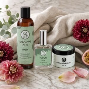 PANAKEIA RITUÁL DALIA - sprchový olej, telové maslo a parfum