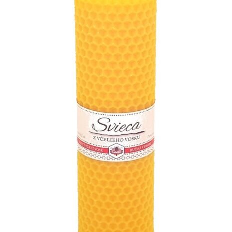 Sviečka včelí vosk žltá 160mm/48mm Sviečka včelí vosk žltá 160mm/48mm