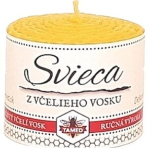 Sviečka včelí vosk žltá 33mm/40mm