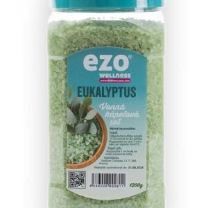 Ezo Wellness Vonná kúpeľová soľ Eukalyptus 1200g