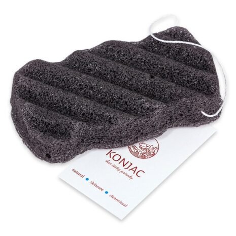 Konjac špongia telová čierna - bambusové uhlie