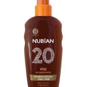 Nubian Olej na opaľovanie SPF20 sprej 200ml