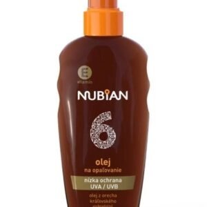 Nubian Olej na opaľovanie SPF6 sprej 200ml