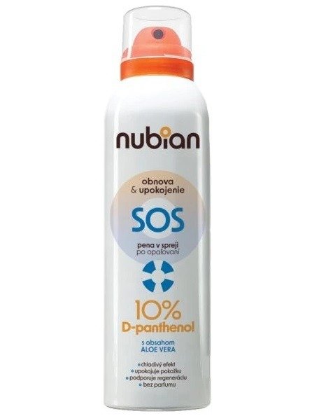 Nubian SOS Pena po opaľovaní s panthenolom 200ml Nubian SOS Pena po opaľovaní s panthenolom 200ml