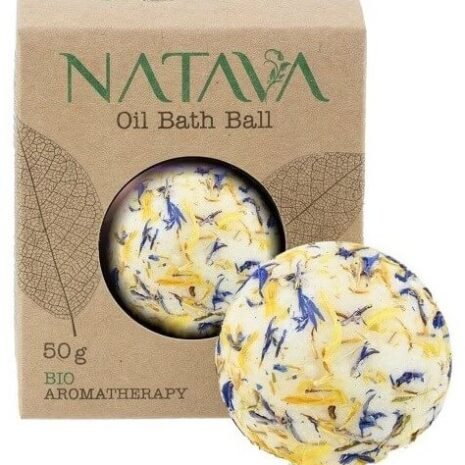 Natava Olejová guľa do kúpeľa - Lúčne kvety 50g
