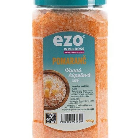 Ezo Wellness Vonná kúpeľová soľ Pomaranč 1200g