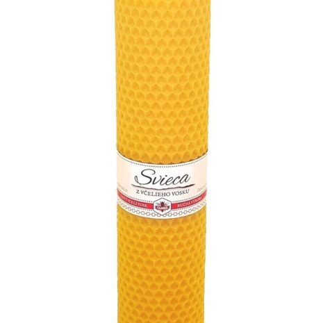 Tamed Sviečka včelí vosk žltá 260mm/48mm Tamed Sviečka včelí vosk žltá 260mm/48mm