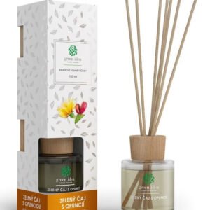 Green Idea Ratanové vonné tyčinky Zelený čaj s opunciou 100ml